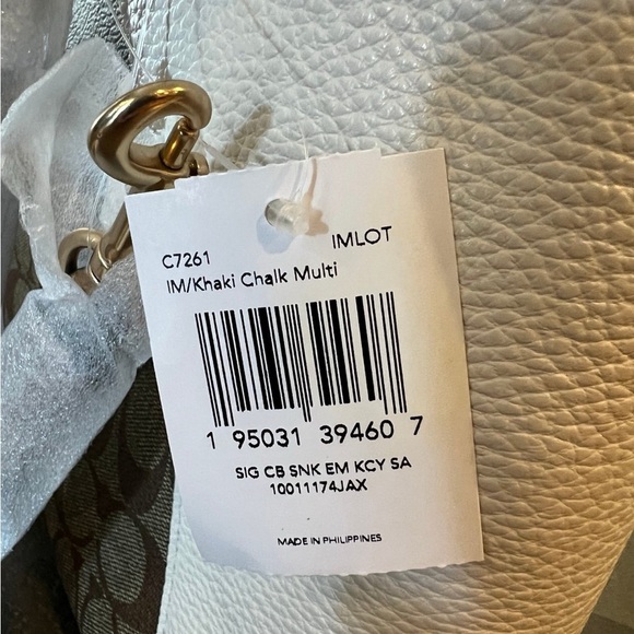 Coach KACEY SATCHEL IN COLORBLOCK SIGNATURE CANVAS - Picture 11 of 14